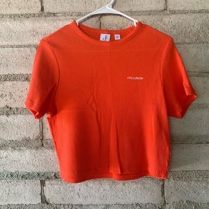 🟪 NWOT Collusion crop top